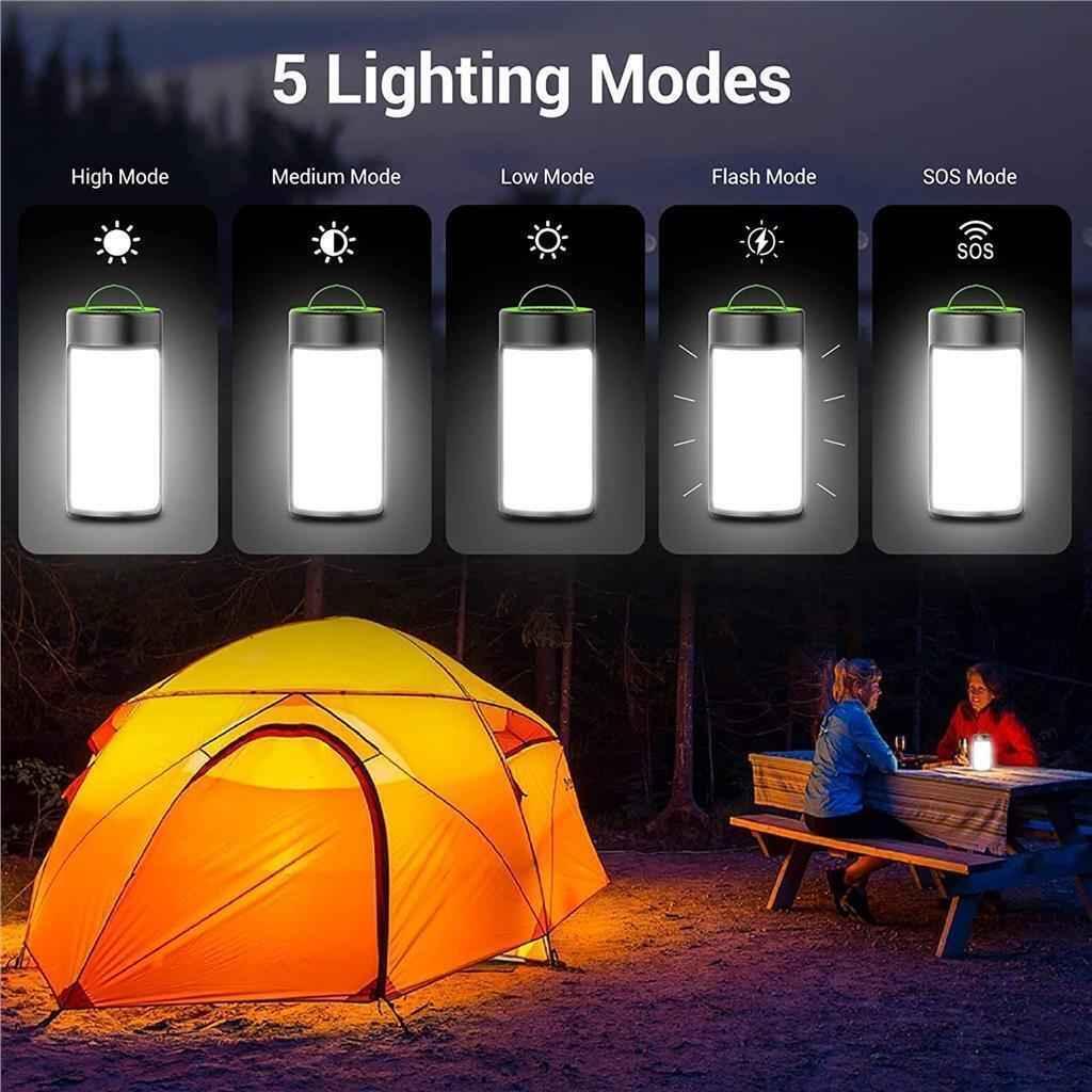 Layer 2 — 400LM Rechargeable Camping Lantern 2-Pack