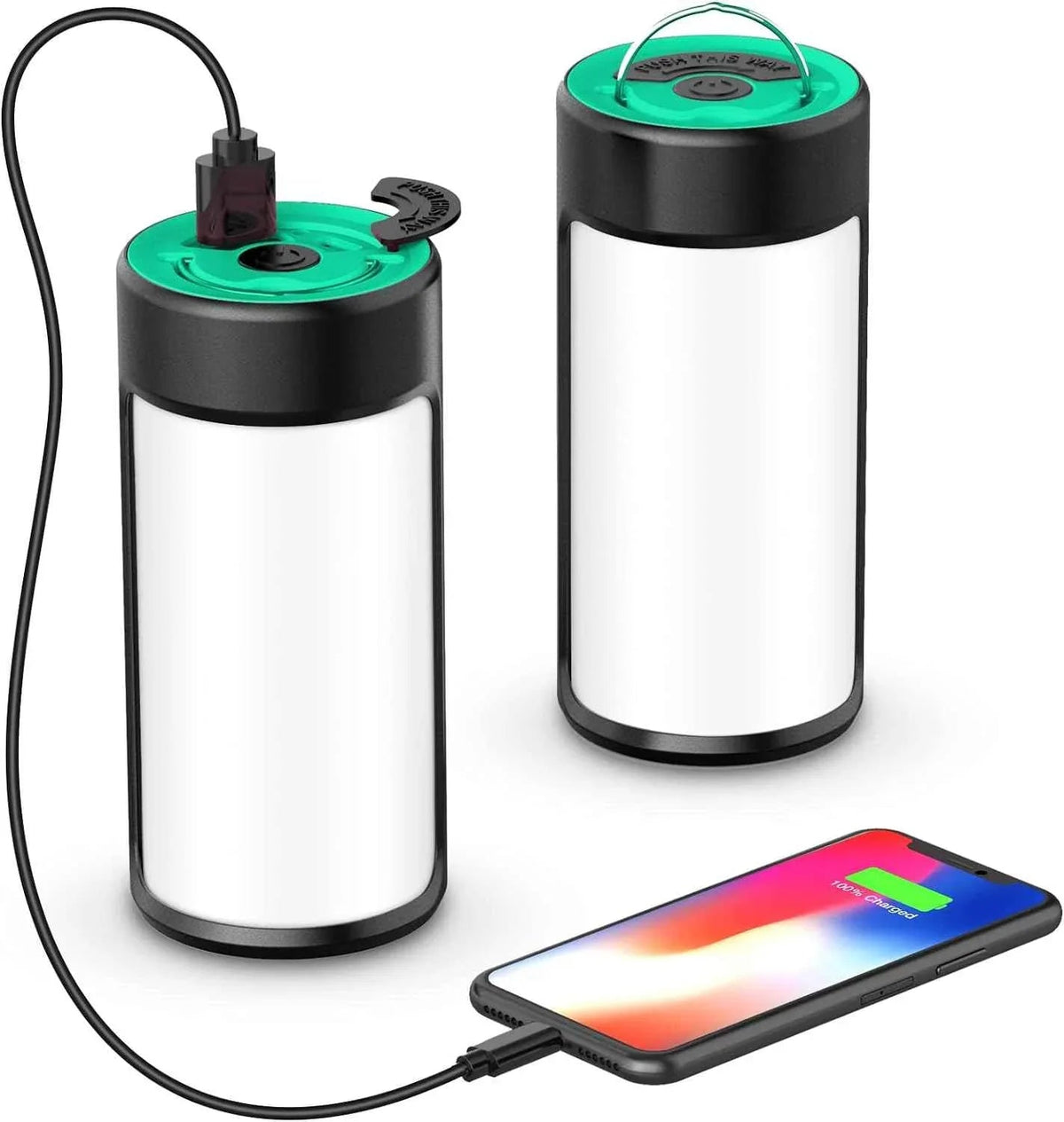 Layer 2 — 400LM Rechargeable Camping Lantern 2-Pack