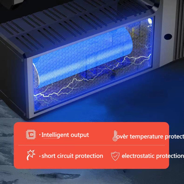 Layer 5 — Solar Charging 8-LED Emergency Flashlight