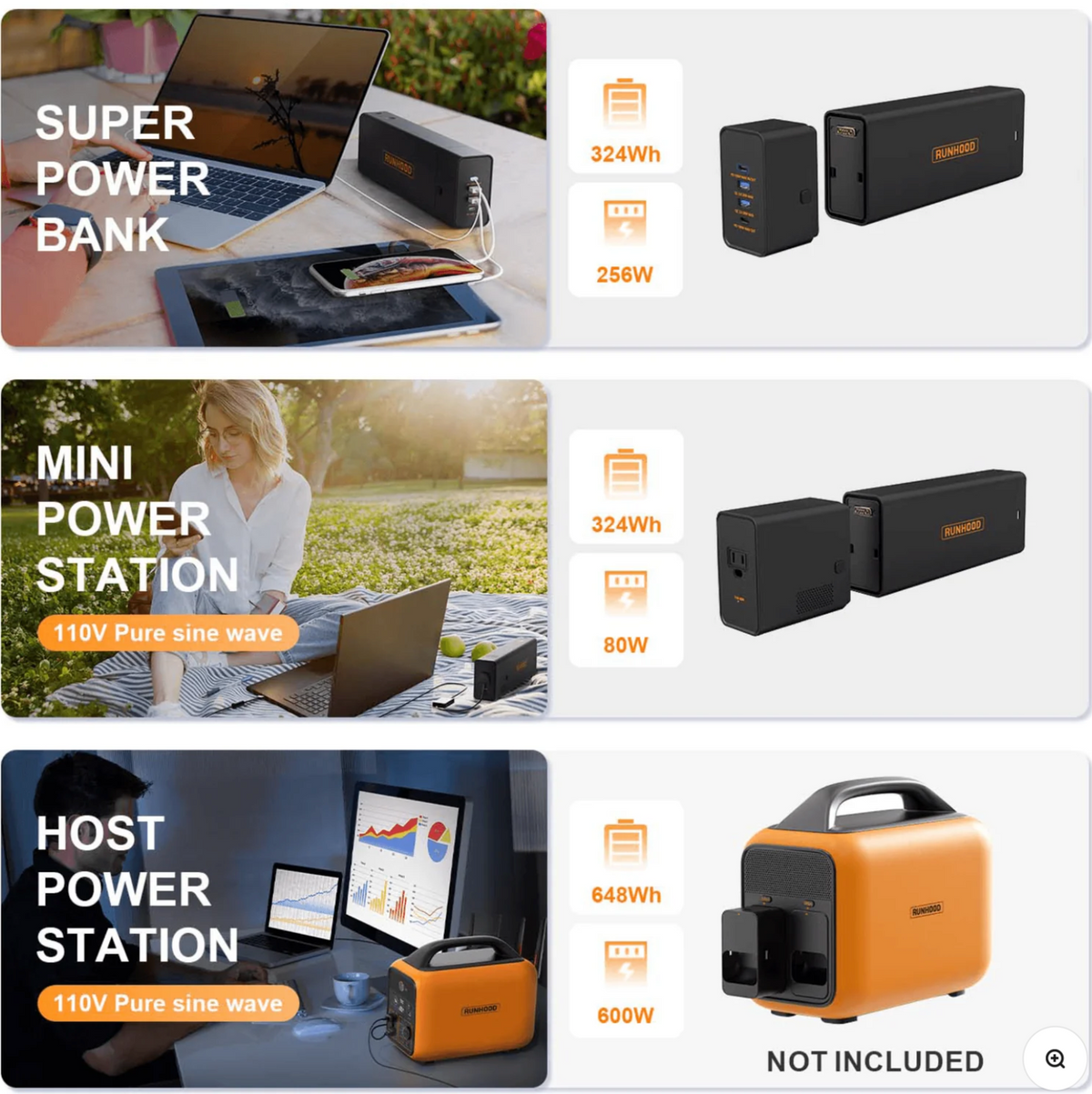 Layer 2 — RUNHOOD Modular System — EB324 Energy Bar