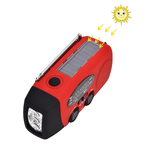 HanRongda HRD-902 Disaster Prevention and Emergency Solar Charging Lighting Mobile Portable Radio, HRD-902
