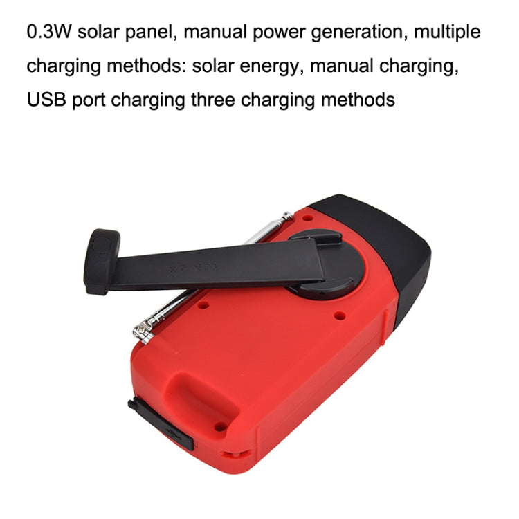 HanRongda HRD-902 Disaster Prevention and Emergency Solar Charging Lighting Mobile Portable Radio, HRD-902