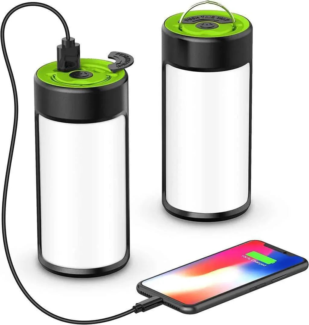 Layer 2 — 400LM Rechargeable Camping Lantern 2-Pack